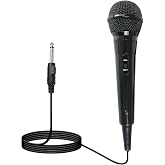 E I F E R Wired Dynamic Microphone with 6.5mm Plug and 3-Meter Cable for Karaoke and Performance