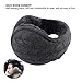 Metog Unisex Foldable Ear Warmers knits Winter EarMuffs Black