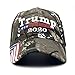 Gadsen Flags in USA Trump HAT - Donald Trump 2020 CAMO Cap - Keep America Great - MAGA Baseball Caps - Light Weight Quality Trump HAT - One Size Fits All GET A Few!