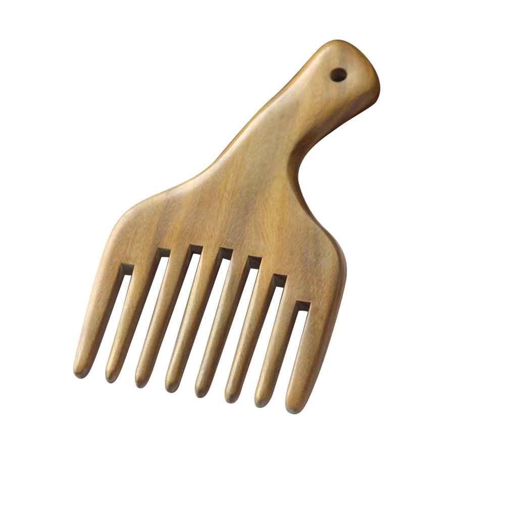 Hair Pick-FRCOLOR Wooden Sandalwood Comb Afro Hair Pick Hair Lift Combs