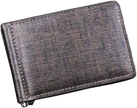 Mens RFID Blocking Bifold Slim Denim Men Wallet with Coin Pocket Credit Card Slots ID Window Minimalist Mini Wallet for Gents Men