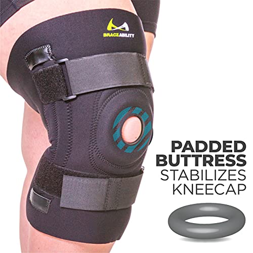 BraceAbility Knee Brace for Large Legs and Bigger People with Wide