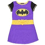 DC Comics Batgirl Girls Short Sleeve Nightgown with Cape (Little Kid/Big Kid)