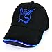 Pokemon GO Light Up Hat - Unisex One Size Fits Most Adjustable Baseball Cap With Embroidered Team Mystic Logo - High-Quality Stitching And Logos - Great Gift For Pokemon Fans