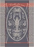 Garnier Thiebaut Maree Bretagne (Brittany Tide) Woven French Kitchen / Tea Jacquard Towel, 100 Percent Cotton