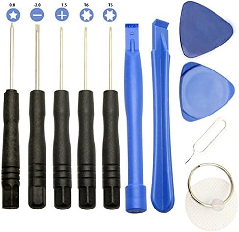 Repair Tool Kit,14 Pcs Pentalobe Phillips Flat Screwdriver Set Opening Pry Tools Screw Bit Driver for iPhone SE / 6s / 6s Plus / 6 / 6 Plus / 5S / 5 / 4S / 4 / 3G / iPod Touch