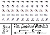 New England Patriots - Waterslide Nail Decals - 50pc