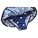 Jastore Baby Girls Swimwear One Piece Swimsuits Beach Wear with Headband (2-3T, Blue)