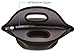 Noosa Life LARGE Neoprene Lunch Bag Insulated Tote - 5 Design Options - Heavy Duty Zipper - Premium Stitching -13 x 12.5 x 6.5 inches - Lunch Bag for Men Women Kids - Best Travel Bag (Black)