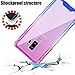 BAISRKE Galaxy S9 Plus Case, Shock Absorption Flexible TPU Soft Edge Bumper Anti-Scratch Rigid Slim Protective Cases Hard Plastic Back Cover for Samsung Galaxy S9+ Plus - Pink Blue Gradient