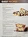 Quest Bar Chocolate Chip Cookie Dough, 25.4 oz (720g) -4 Boxes- Low Carb Protein Weight Loss Muscle Building (48 Bars)