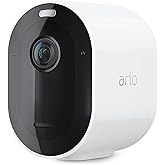 Arlo Pro 4 Spotlight Camera - 1 Pack - Wireless Security, 2K Video & HDR, Color Night Vision, 2 Way Audio, Direct to WiFi No Hub Needed, VMC4050P - White (Renewed)