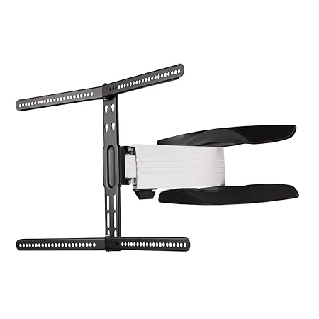 Hama Curved TV Wandhalterung (vollbeweglich, neigbar, schwenkbar, Wandhalter geeignet für 32 - 65 Zoll, 81 - 165 cm Diagonale