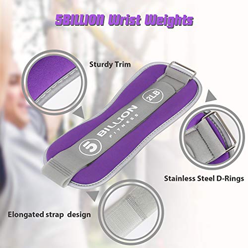 5BILLION Wrist Weights Walking Hand Ankle Weights Reflective Arm Leg