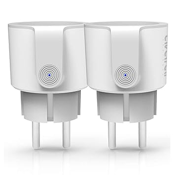 Wlan Smart Steckdose 2er Pack, Avatar Controls Smart Plug Intelligente Wifi Stecker Stromverbrauch messen Timer Funktion funk