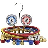 MASTERCOOL - 134A / 1234Yf Dual Brass Gauge Set (66661-AYF)