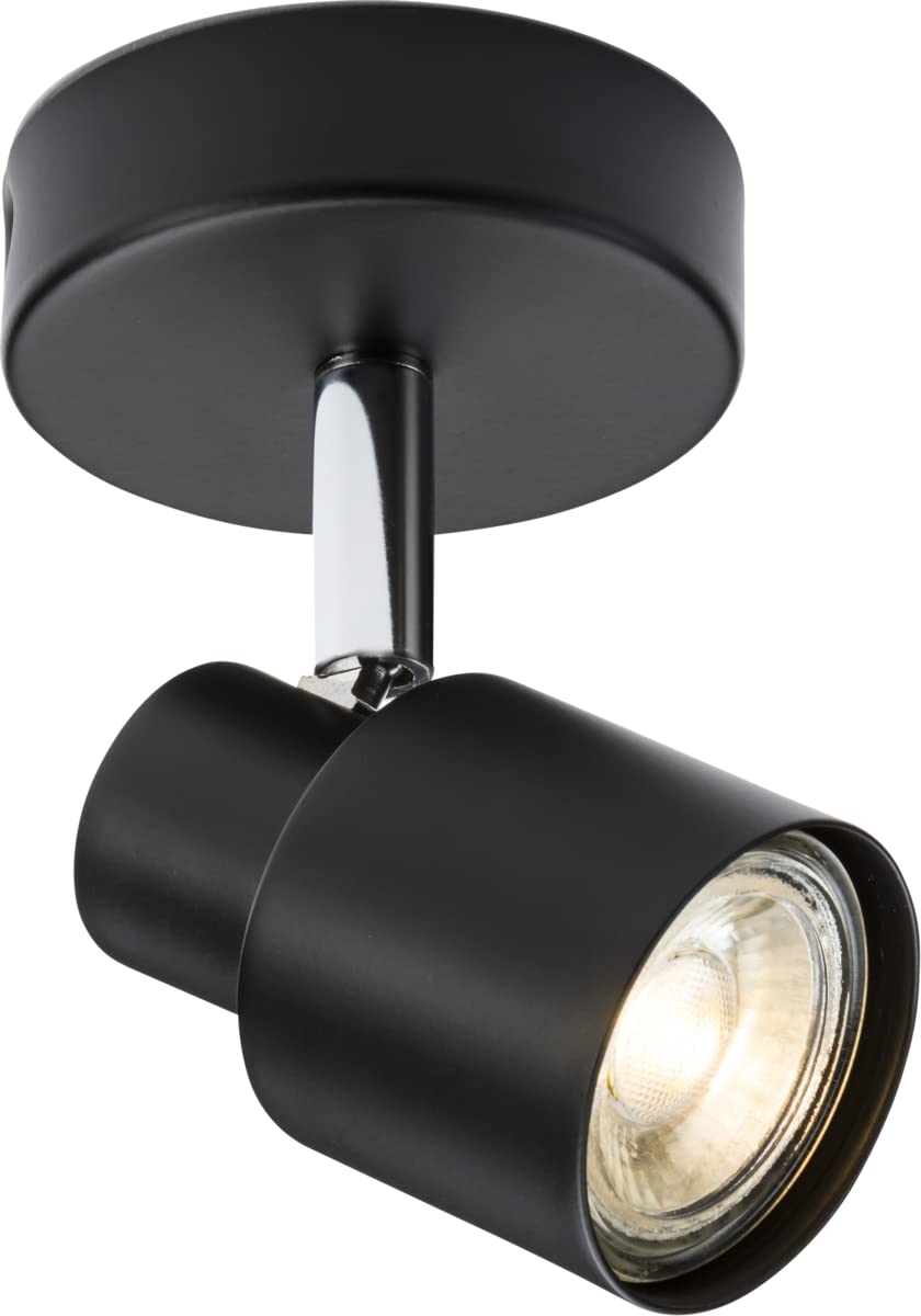 Knightsbridge Single GU10 Spotlight in Matt Black