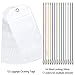 Cruise Tags Wide Luggage Tags Etag Holders Zip Seal & Steel Loops (12 tags)