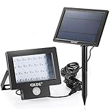 Solar Floodlight 28LED Outdoor Motion Sensor&PIR Security Night Light 4 Modes Waterproof Landscape Spotlights Wall Mount Light for Garden Yard Lawn Pond