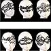 Anyumocz 15 Pcs Sexy Black Lace Masquerade Party Masks Venetian Masquerade Mask
