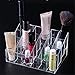 Hosaire Transparent Plastic Makeup Cosmetic Organizer , Lipstick Display Stand With 24 Grid