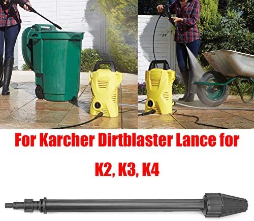 HsgbvictS Rotating Turbo Nozzle Car Cleaning And Maintenance Nozzle 145 Bar Dirt Blaster Lance Turbo Nozzle for Karcher K2 K3 K4 K5 Pressure Washer