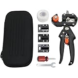 Professional Garden Grafting Pruning Pruner Cutting Tools Kit with Grafting Tape for Fruit Tree by Stormshopping