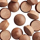 Wood Button Plugs WidgetCo 5/8" Cherry Button Top Wood Plugs, Woodworking... Woodworking Biscuits