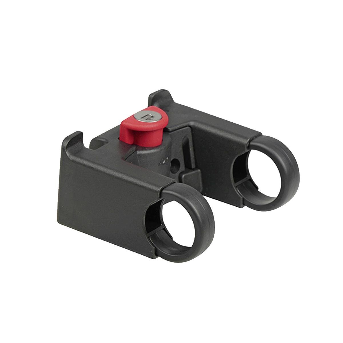 KLICKfix Rixen Kaul KF850 Front Bracket with Lock for Baskets, Black