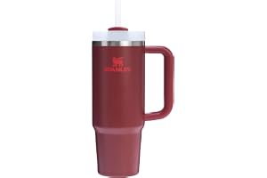 STANLEY Quencher H2.0 Flow State Tumbler, 30 oz, Cranberry | Handle…