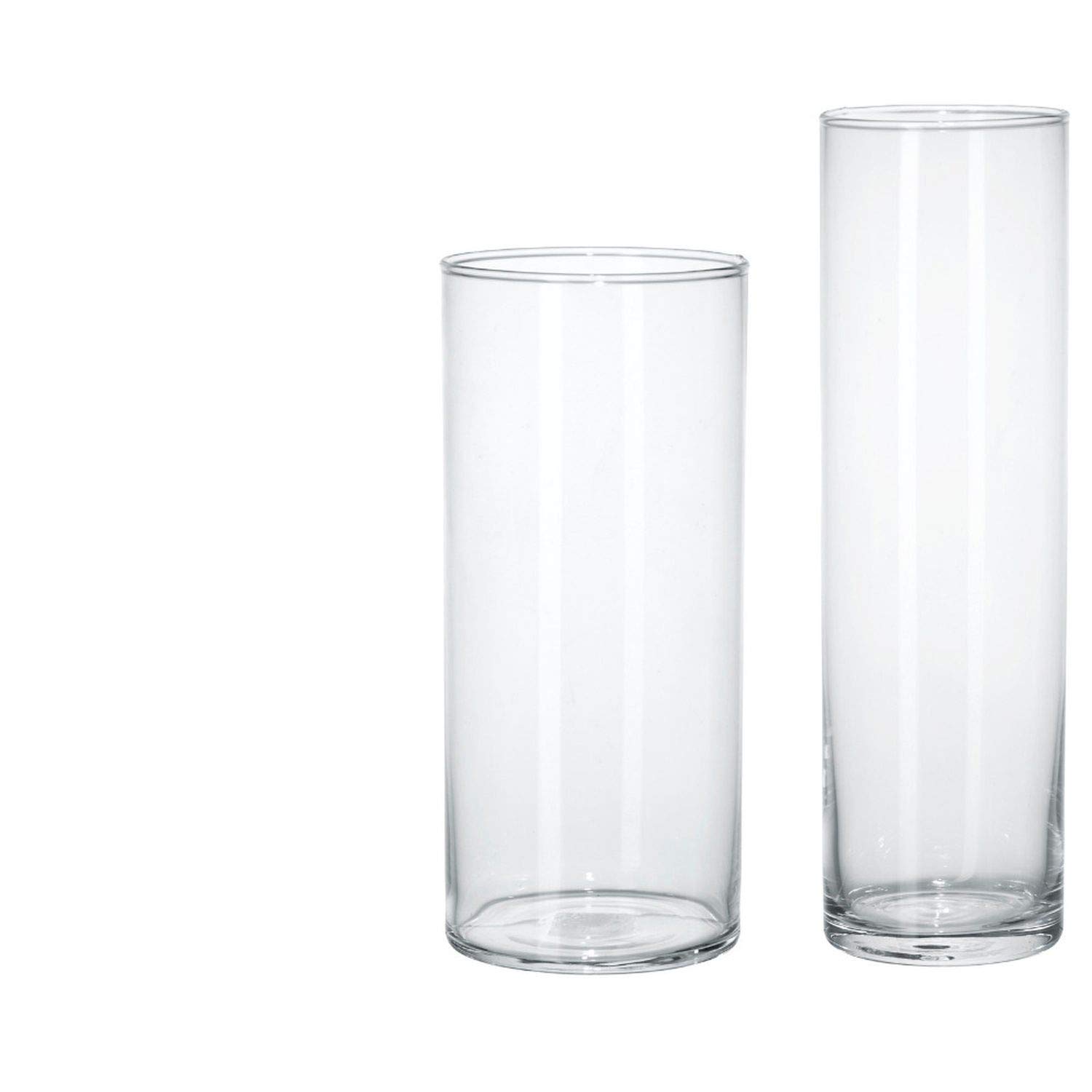 Amazon Com Art H Acrylic Cylinder Vase Clear Round Plastic