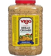 Vigo Italian Style Seasoned Bread Crumbs, with Imported Roman Cheese (Italian Style, 5 Pound (Pac...