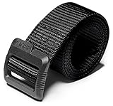 CQ-MZT01-BLK_L(w36-38) CQR Tactical Nylon Webbing EDC Duty Belt 1.5 100% Full Refund Assurance
