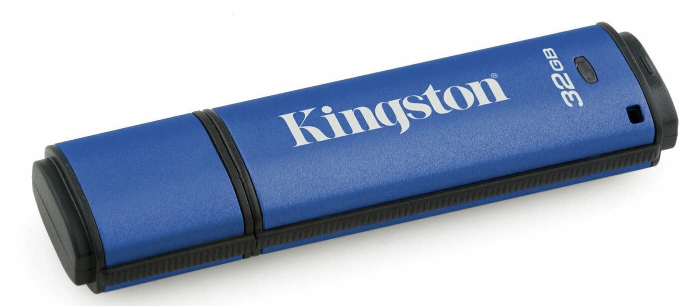 Kingston DataTraveler Vault Privacy 3.0 - USB flash drive - encrypted - 128 GB - USB 3.1 Gen 1 - TAA Compliant
