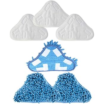 Mumaxun Compatible for Microfiber & Washable Mop Head Pads H2O H20 Steam Mop X5 (Size 9.8