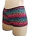 MoDDeals Women's Regular and Plus Size Solid and Printed Microfiber Boy Shorts Cheeky Panties 12 Pack
