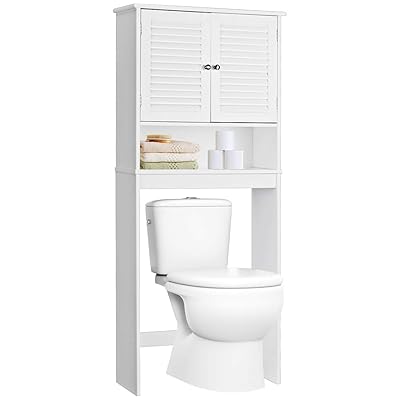 Giantex Over-The-Toilet Bathroom Storage Space Saver, White