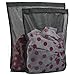 Tenrai Delicates Laundry Bags, Bra Fine Mesh Wash Bag, Zippered, Protect Best Clothes in the Washer, 2 Pack, 2 Black Style 1, 16