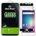 [2-Pack] Dmax Armor for BLU Life one X2 Screen Protector, (Full Screen Coverage) [Tempered Glass] Anti-Scratch, Anti-Fingerprint, Bubble Free, (Black)
