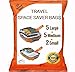 Wirezoll 12 Pack Premium Travel Space Saver Bags. No Vacuum Needed. 5 Large, 5 Medium & 2 Small Bags. Sized for Carry-on and Check-in Bags