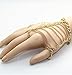 yueton 1pc Tassel Pink Copper Plated Women Hand Harness Bracelet Bangle Chain Link Finger Ring Bracelet