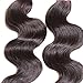 Unice Hair Malaysian Body Wave 3 Bundles Waving Unprocessed Virgin Human Hair Extensions Natural Color (18 20 22)
