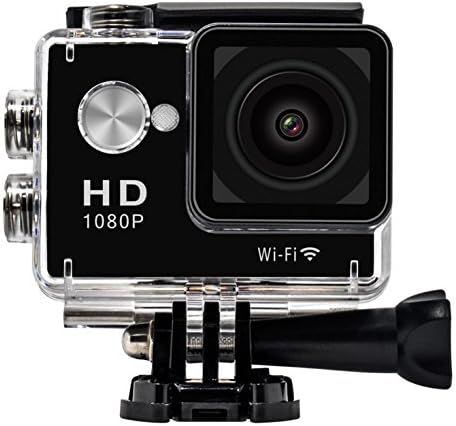 FreeFan W9 2.0 Inch WiFi Ultra HD Sport Action Camera Waterproof (Black)