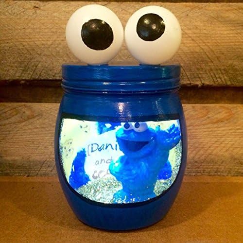 Cookie Monster night light. Sesame Street night light. Personalized Cookie Monster LED night light