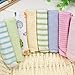 Cren 8 Pcs Soft Baby Cotton Bath Towels Infants Face Washcloth Handkerchiefs, 22.9×22.9cm/9.01×9.01