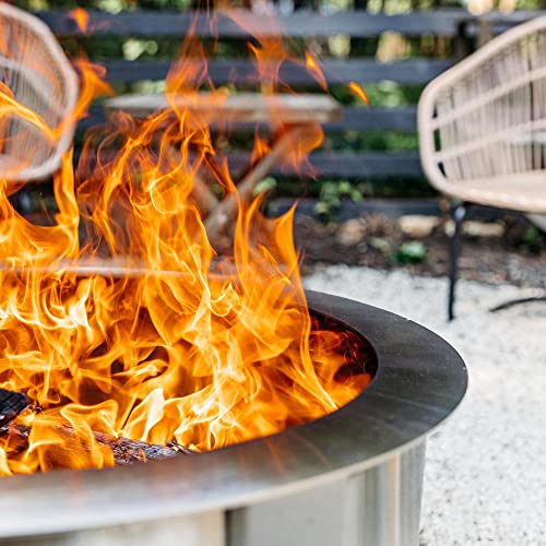 Breeo X Series 19 Smokeless Fire Pit (22 Inch) Best Outdoor Wood