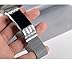 bayite Milanese Loop Bands Compatible Fitbit Charge 2, Stainless Steel Magnet Lock Metal, Silver with Rhombus Pattern Small