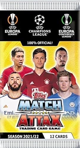 2021 2022 Topps Match Attax Champions League Soccer HUGE 24 Pack Booster  Pack Box with 288