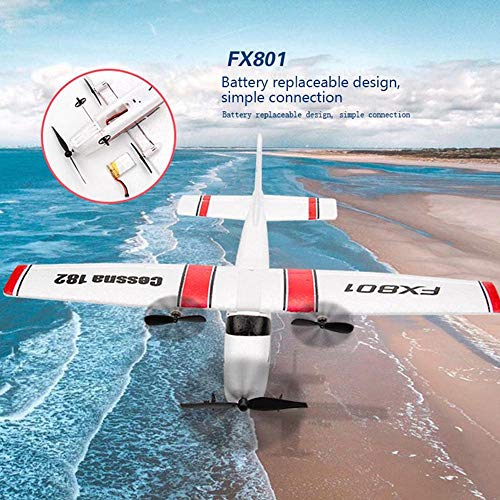 RC Plane Outdoor RTF Ready to Fly,2.4GHz Remote Control Airplane for Kids Boys Adult Beginner,Builted in 3-Axis Gyro RC Aircraft Glider Toy Model with 3 Batteries