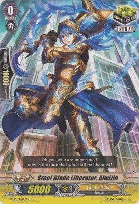Cardfight!! Vanguard TCG - Steel Blade Liberator, Alwilla (BT16/084EN) - Booster Set 16: Legion of Dragons & Blades ver.E